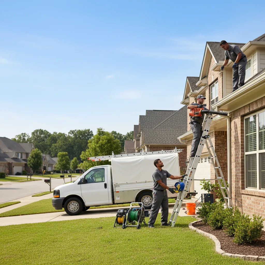Home Gutter Service in Deanville, TX near me